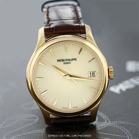 second hand patek philippe watches uk - Patek Philippe calatrava used.